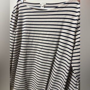 J. Crew Striped Long Sleeve Tee